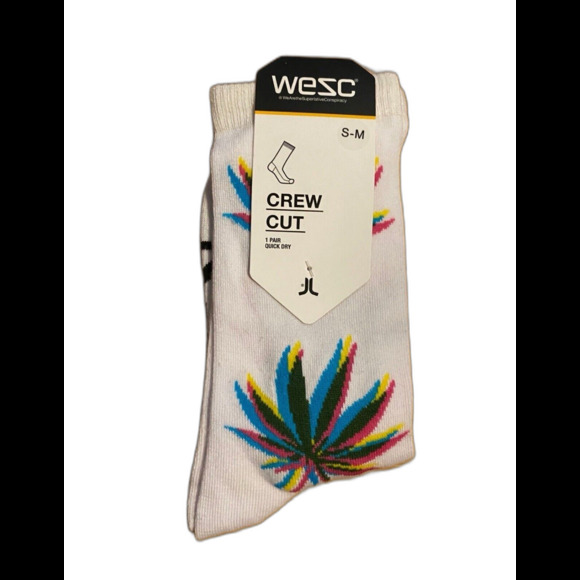 Wesc Accessories - WESC Kennedy MJ Crew Cut Socks (S-M)